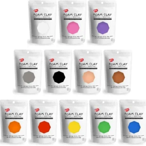 12-Color Air Dry Clay