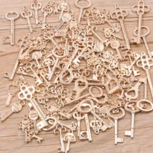 Metal Key Charm Pack
